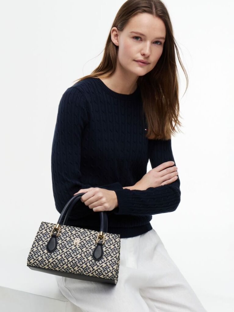 Multi Jacquard Crossbody Satchel  Women