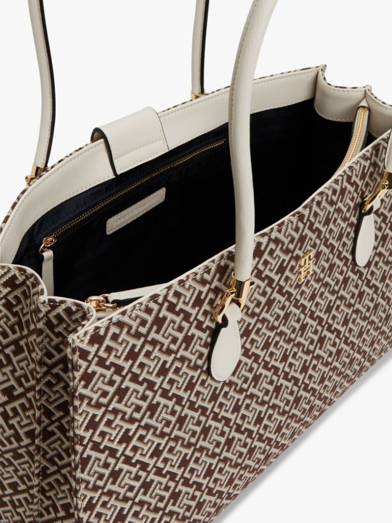 Multi Jacquard Shoulder Satchel  Women