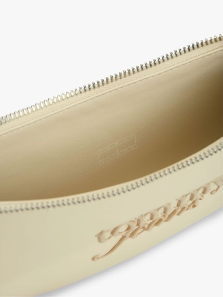 Beige Essential Tonal Logo Shoulder Bag  Women