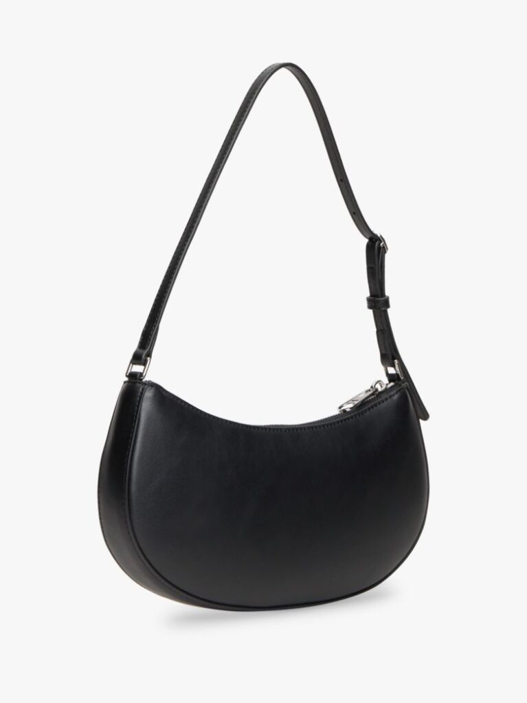 Black Essential Tonal Logo Shoulder Bag  Women