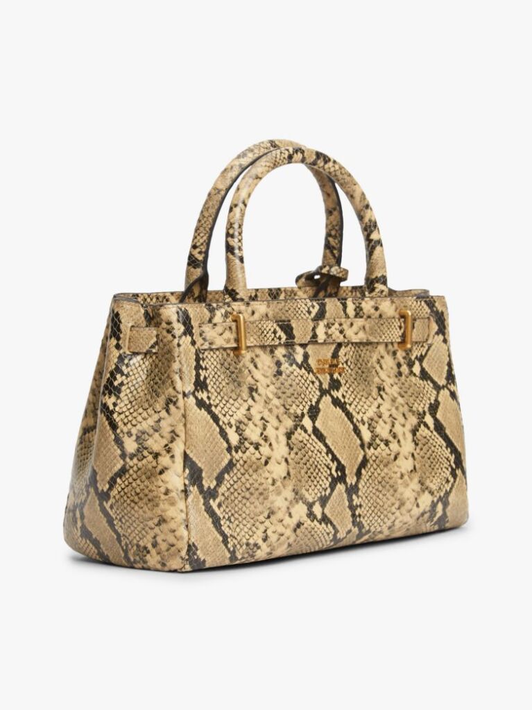 Multi The American Icon Snake Print Leather Tote Bag  Women