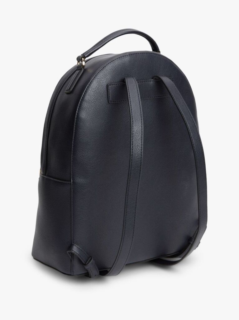 Blue Signature Pebble Grain Dome Backpack  Women
