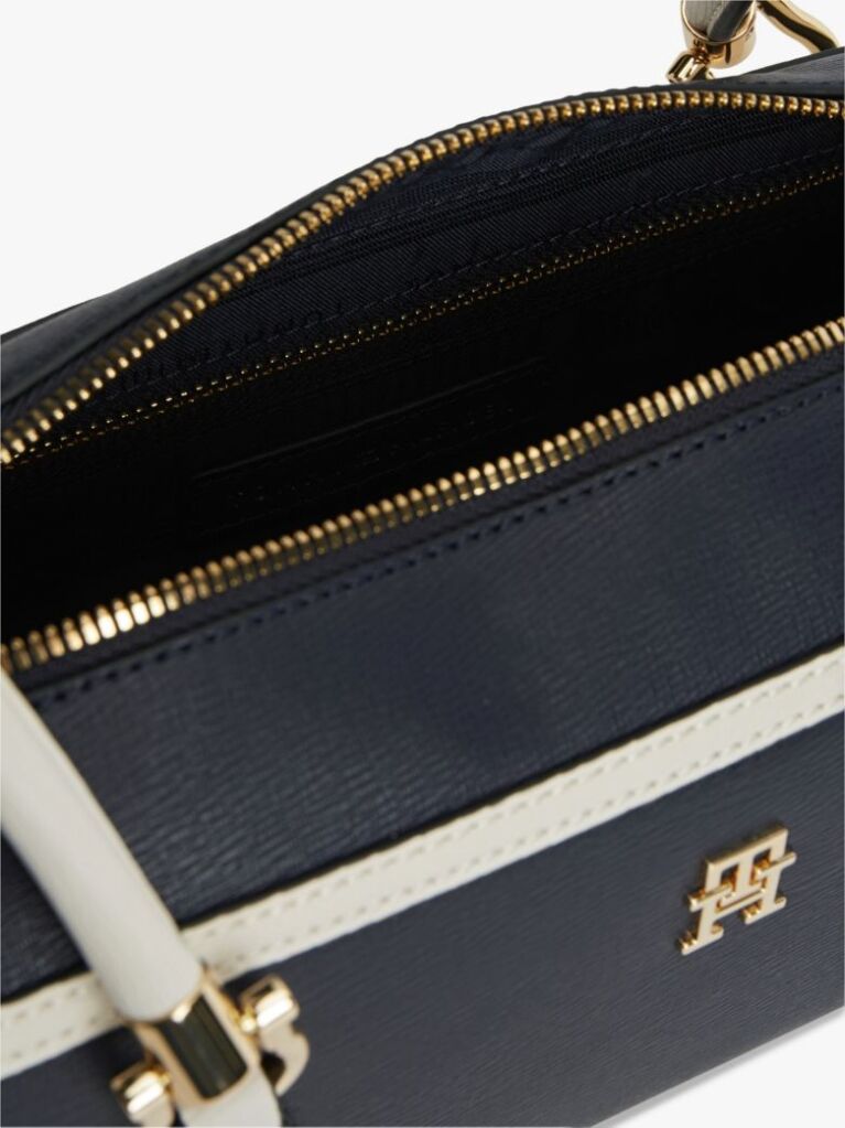 Blue Colour-Blocked Rectangular Shoulder Bag  Women