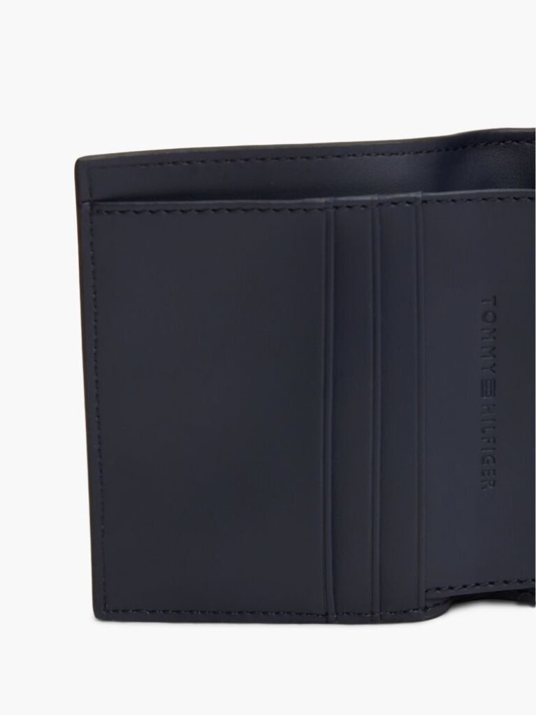Red TH Monogram Plaque Bifold Wallet  Women
