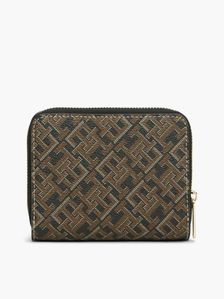 Multi Hilfiger Icon Print Zip-Around Wallet  Women