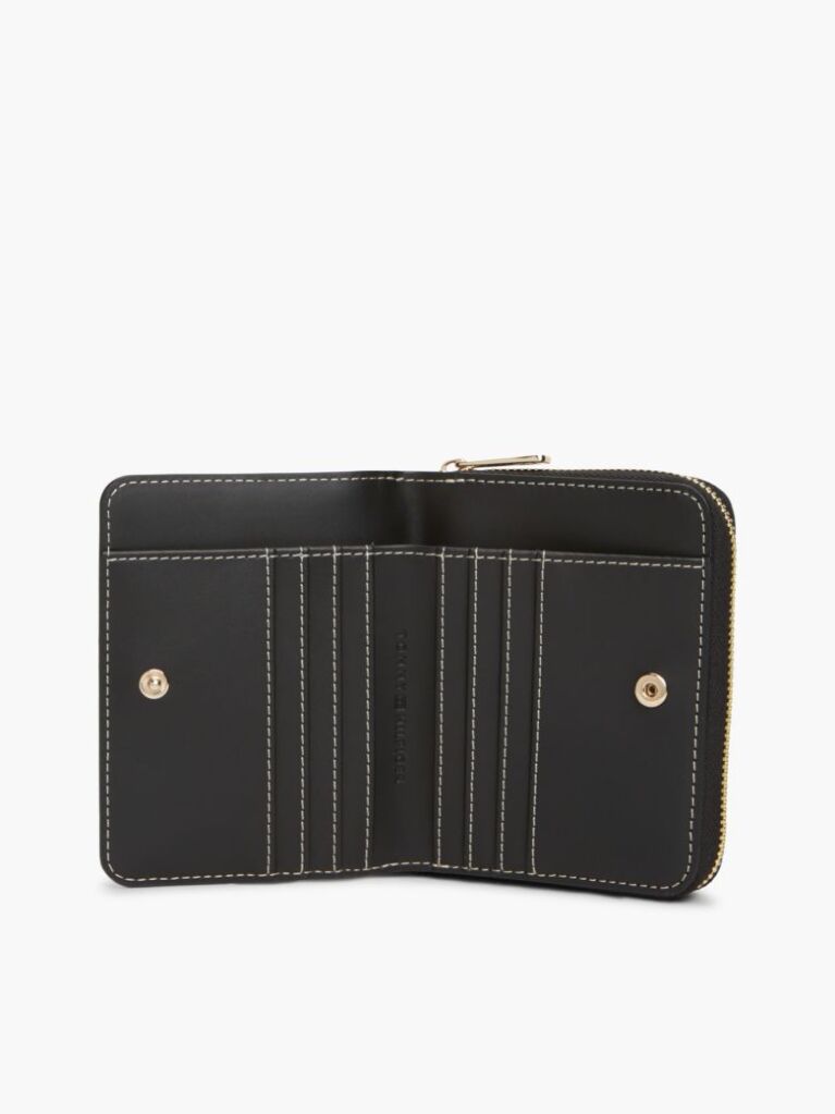 Multi Hilfiger Icon Print Zip-Around Wallet  Women