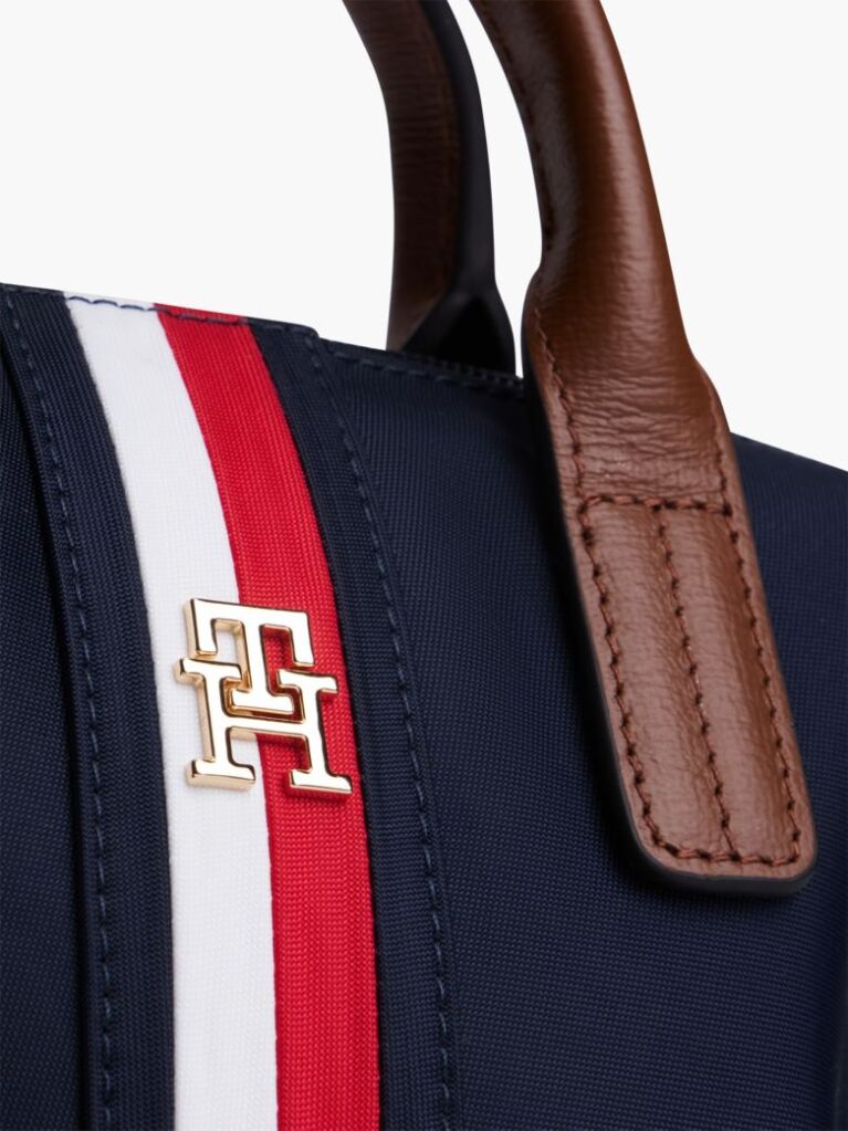 Blue Popette Global Stripe Crossbody Tote Bag  Women