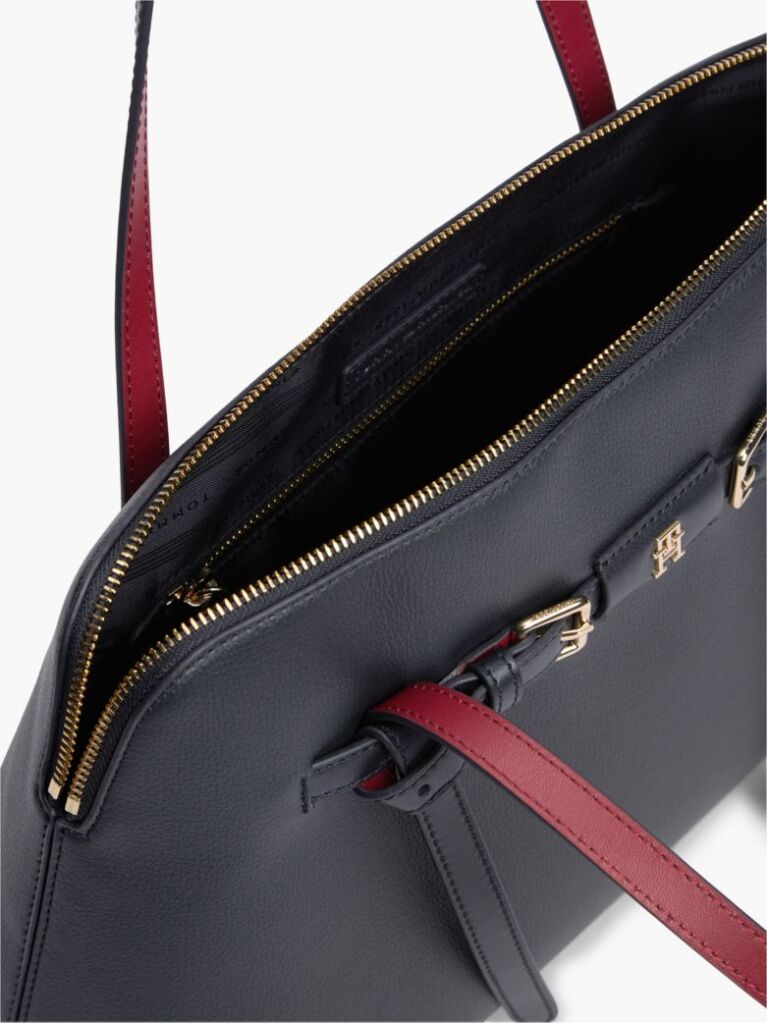 Blue Buckle Strap Tote Bag  Women
