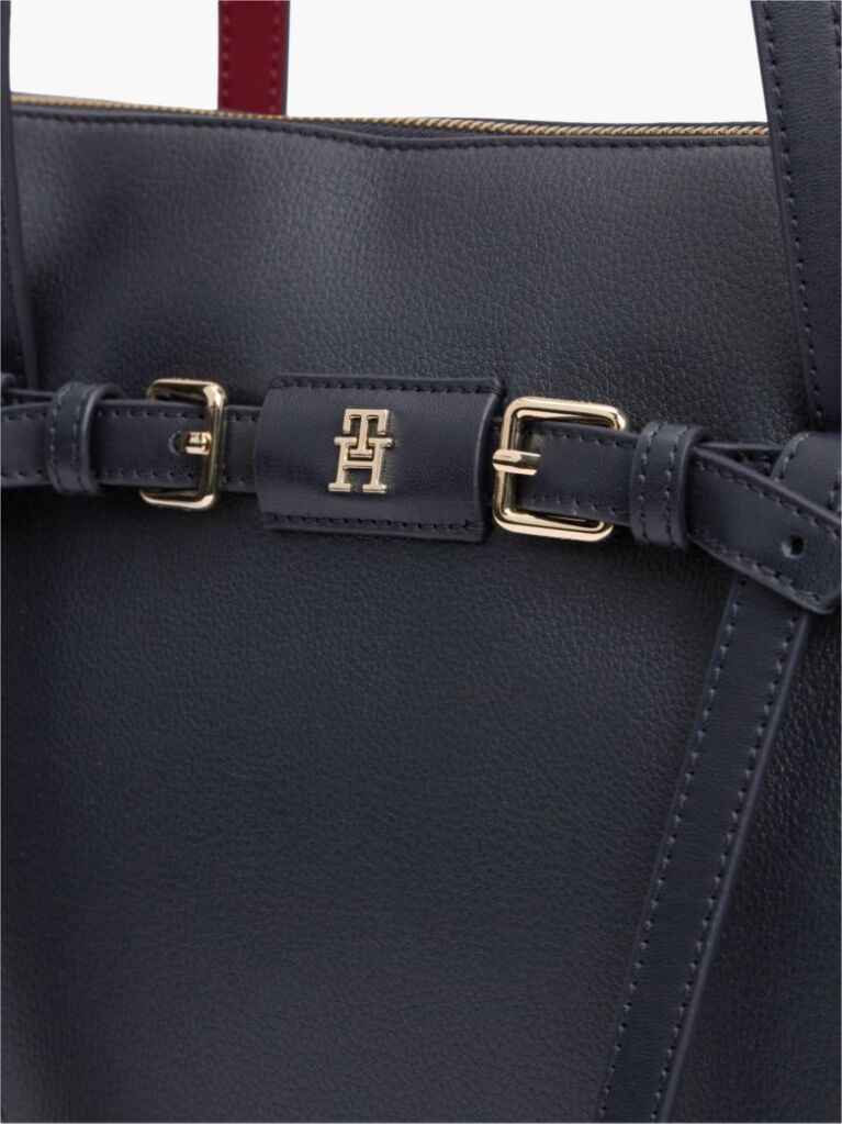Blue Buckle Strap Tote Bag  Women