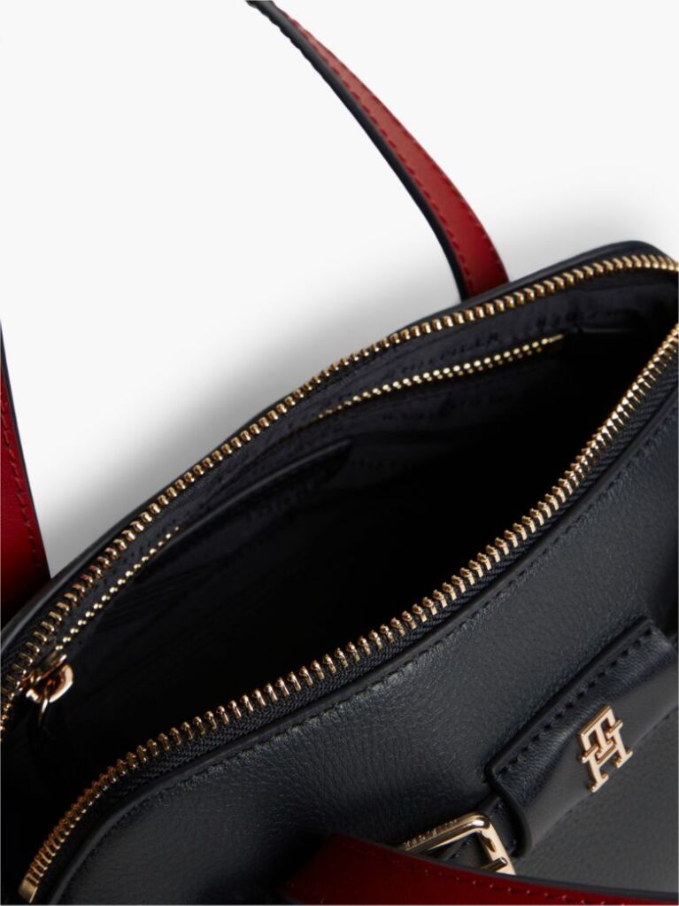 Blue Buckle Strap Crossbody Tote Bag  Women