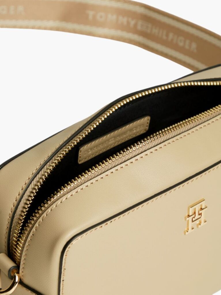 Beige Repeat Logo Strap Crossbody Camera Bag  Women
