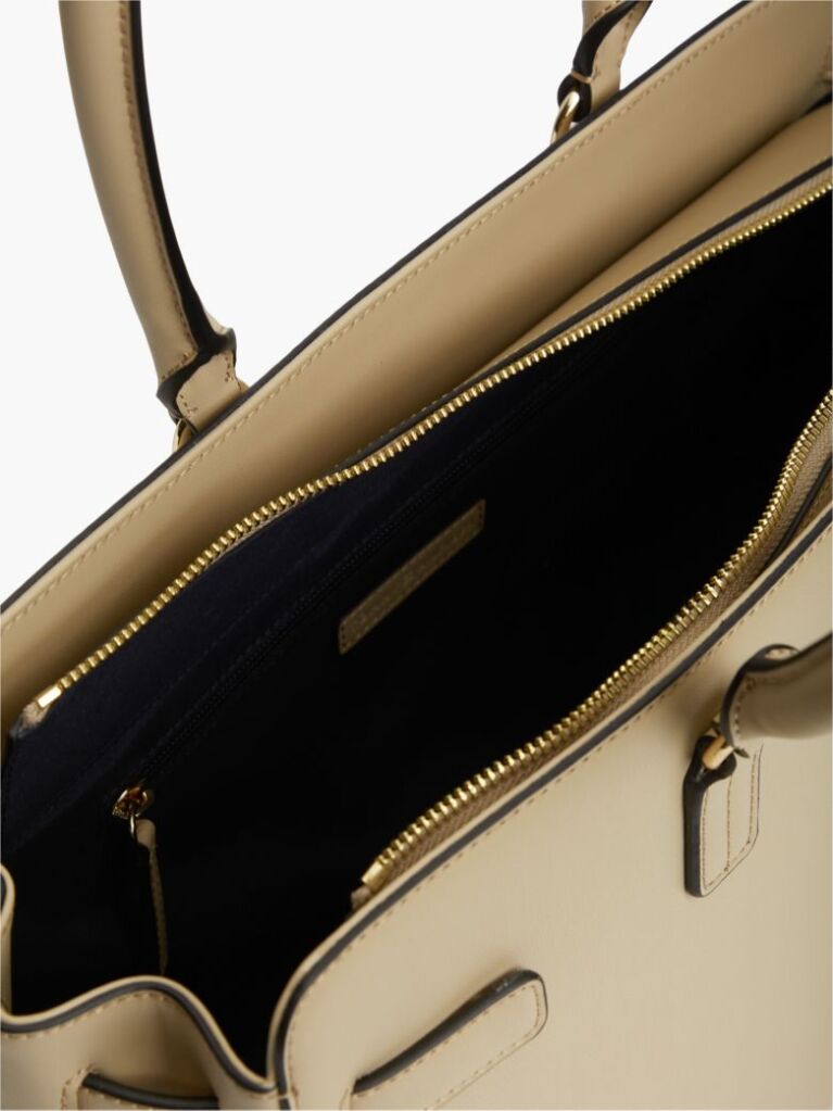 Beige TH Monogram Plaque Tote Bag  Women