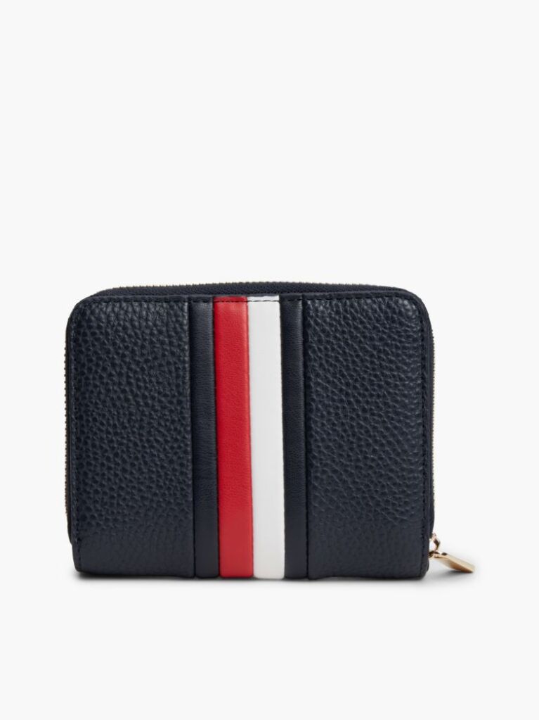 Blue Hilfiger Icon Global Stripe Zip-Around Wallet  Women