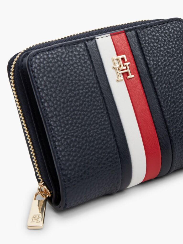 Blue Hilfiger Icon Global Stripe Zip-Around Wallet  Women