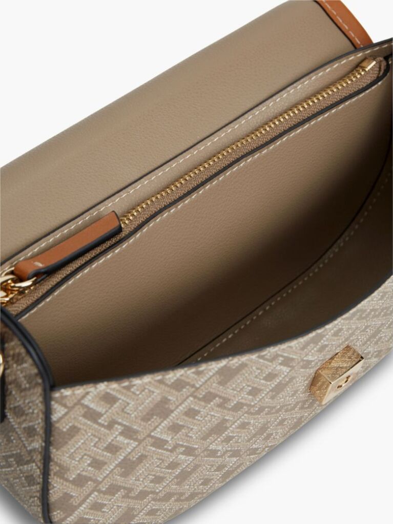 Beige TH Monoplay Crossbody Saddle bag  Women
