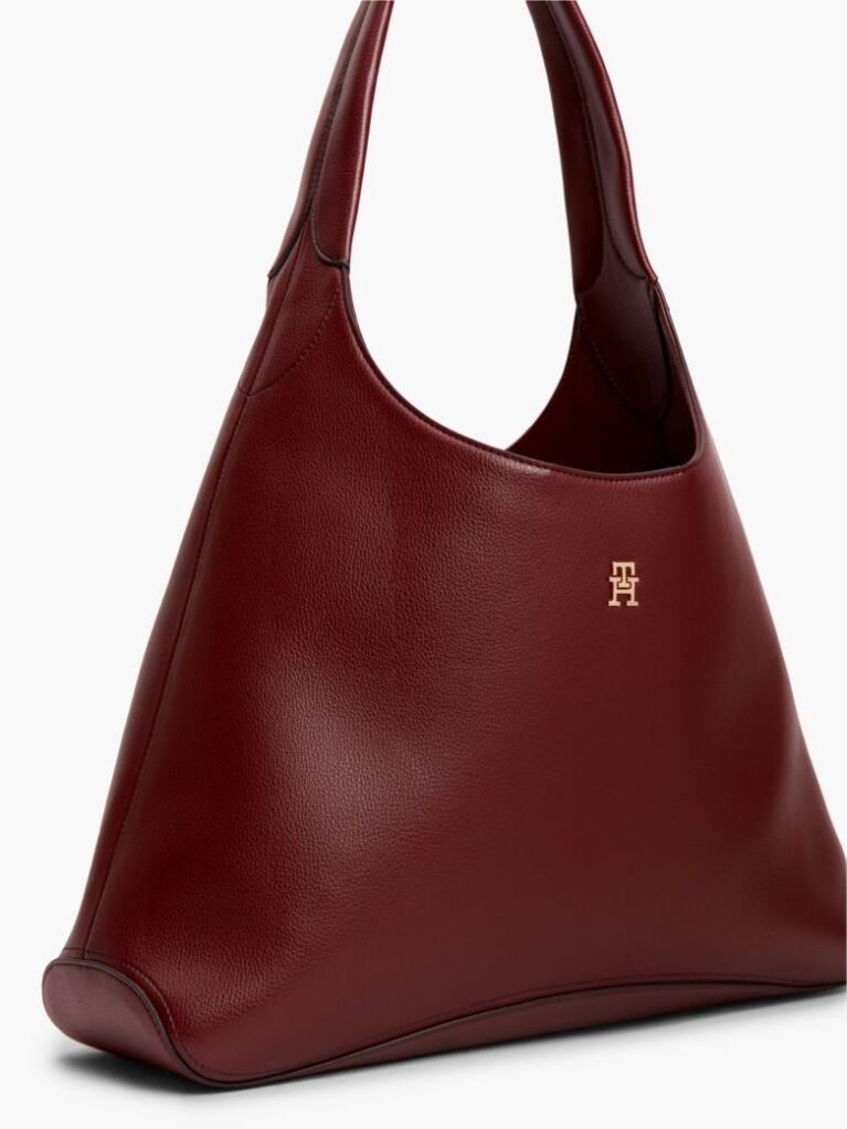 Κόκκινο TH Monogram Τσάντα Hobo Με Τσέπη  Γυναίκες