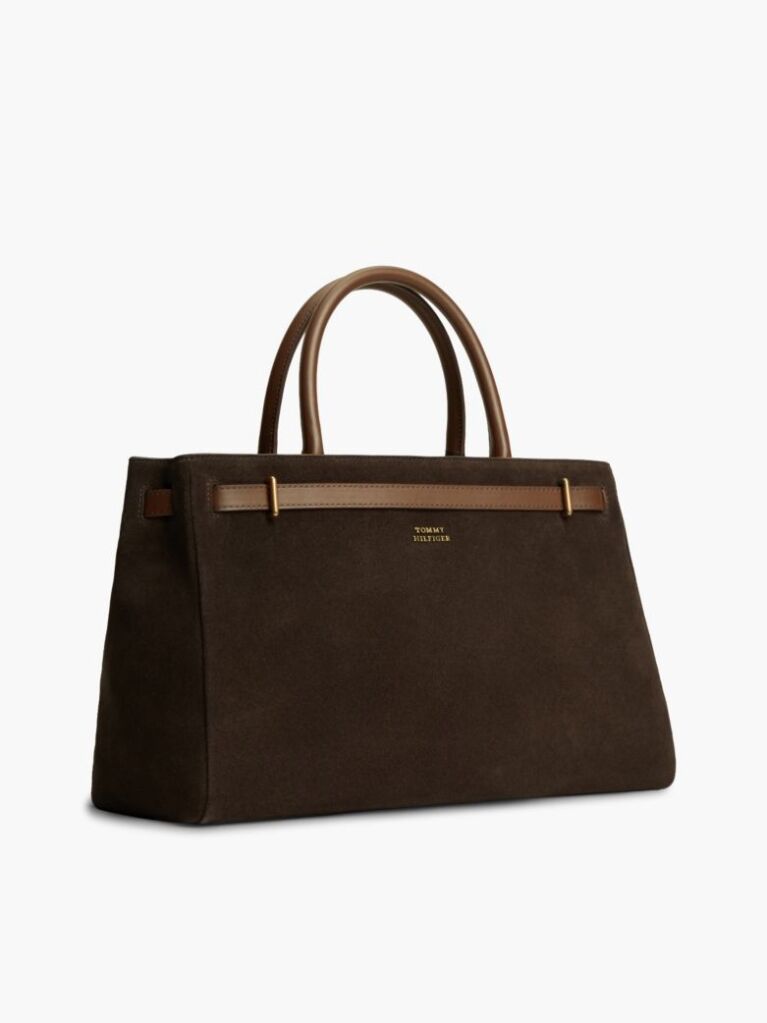 Brown The American Icon Suede Tote Bag  Women