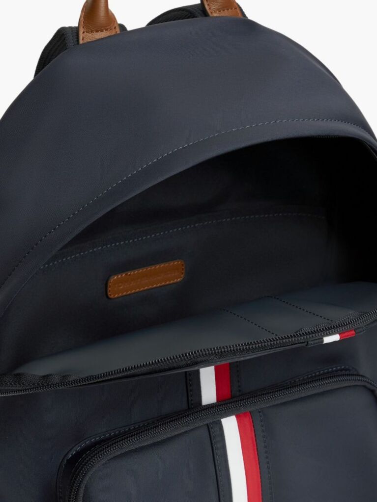 Blue Popette Global Stripe Dome Backpack  Women