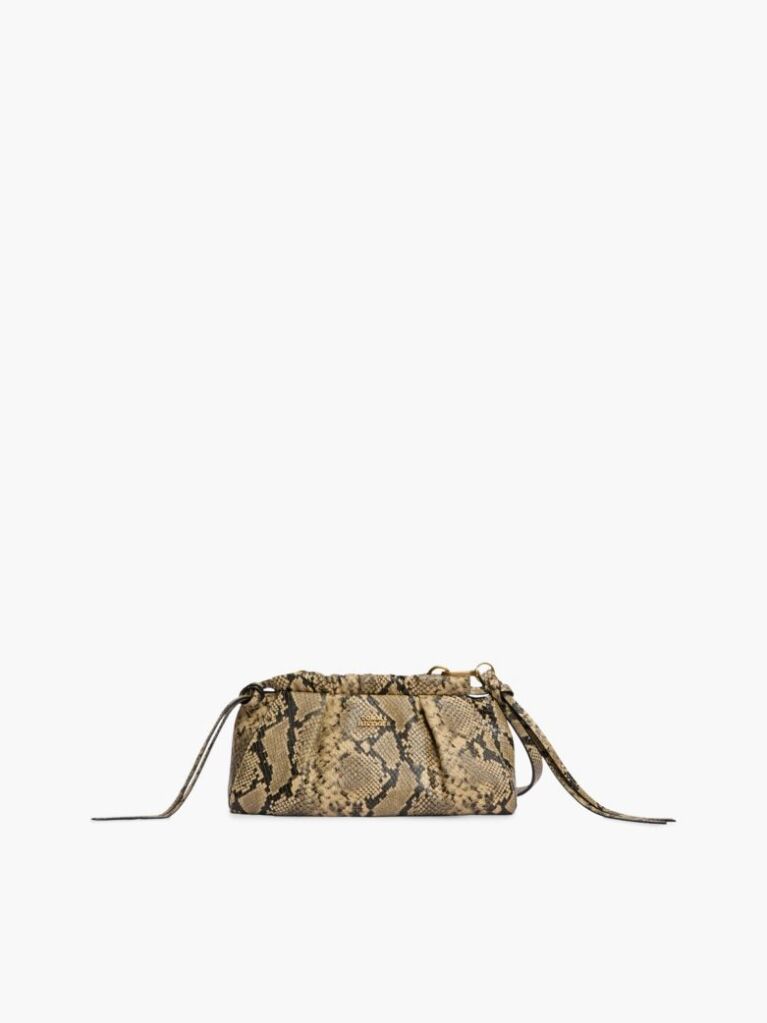 Multi Soft Leather Snake Print Crossbody Bag  Women