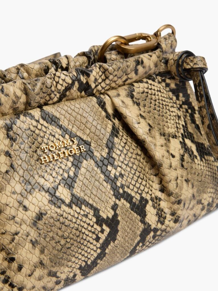 Multi Soft Leather Snake Print Crossbody Bag  Women