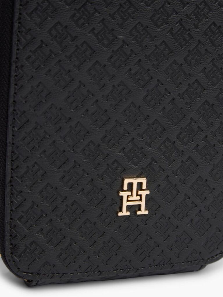 Μαύρο Hilfiger Icon Τσάντα Χιαστί Με Φερμουάρ  Γυναίκες