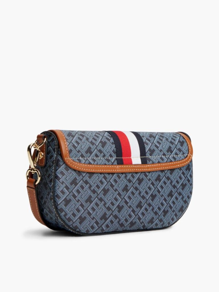 Blue TH Monoplay Global Stripe Saddle Bag  Women