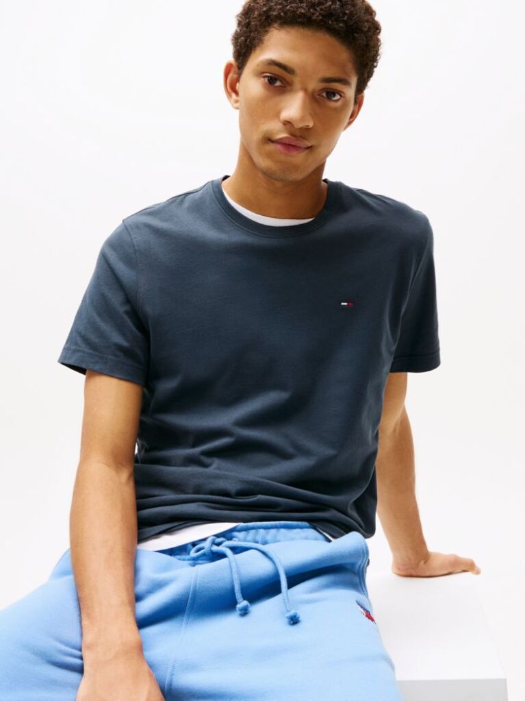 Black Regular Fit Crew T-Shirt  Men