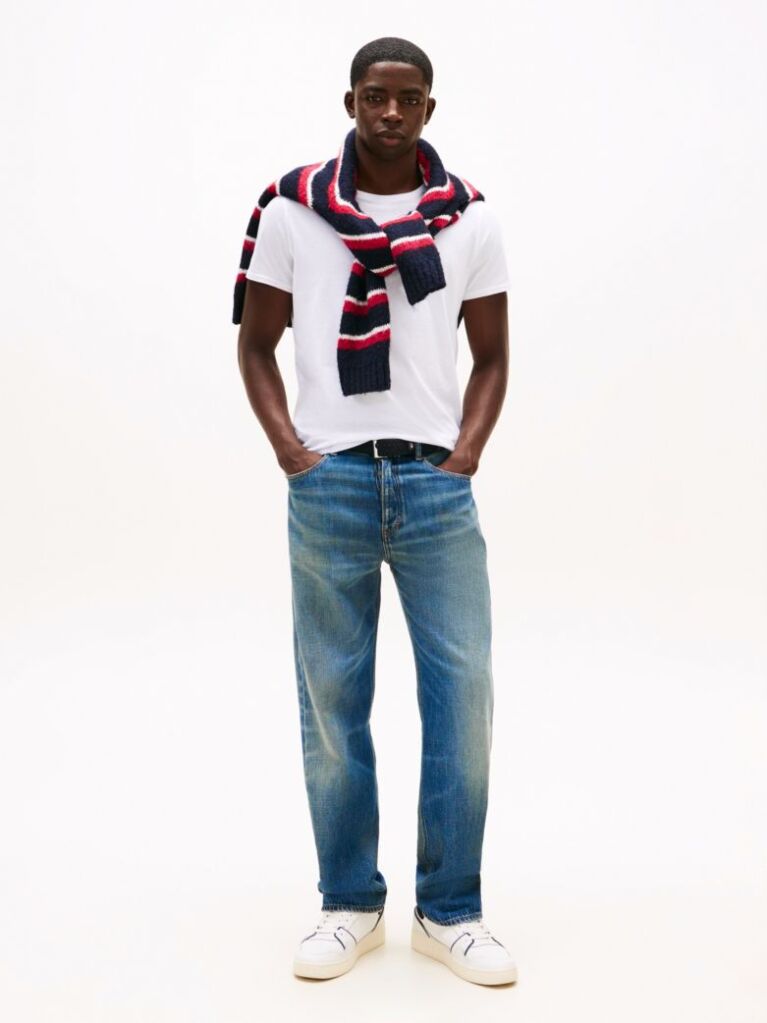 White Regular Fit Crew T-Shirt  Men