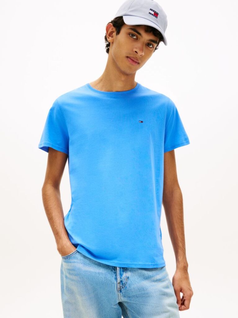 Blue Regular Fit Crew T-Shirt  Men