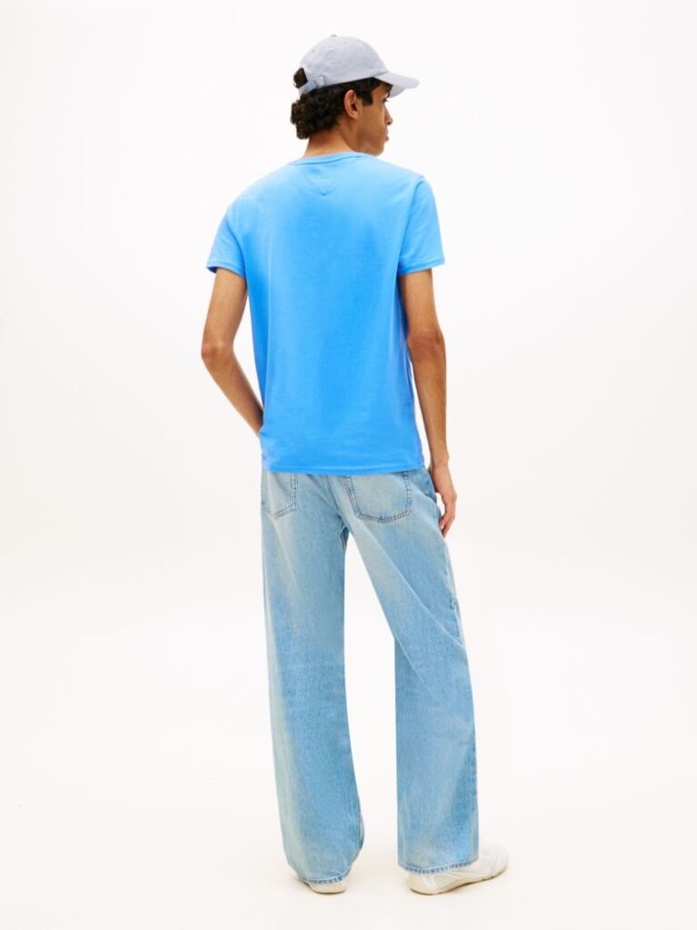 Blue Regular Fit Crew T-Shirt  Men