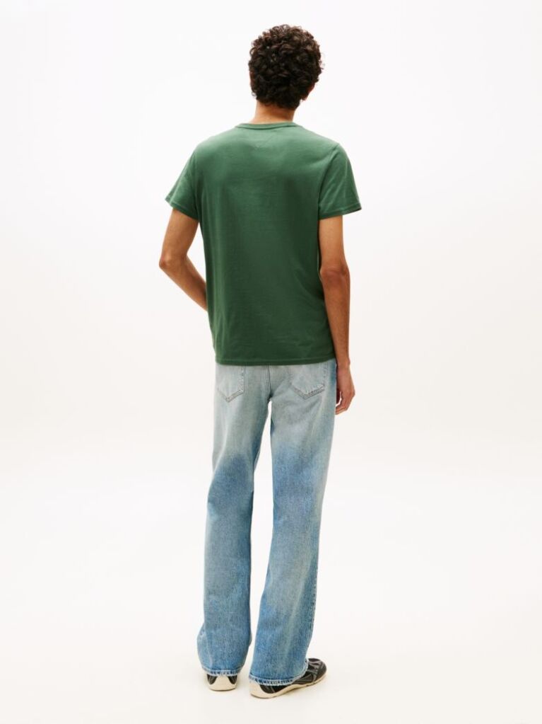 Green Regular Fit Crew T-Shirt  Men