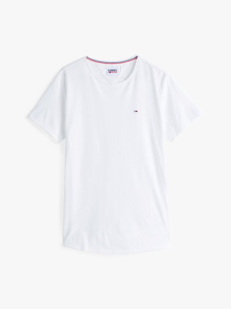 Άσπρο T-Shirt Από Οργανικό Βαμβακερό Jersey  Άνδρες