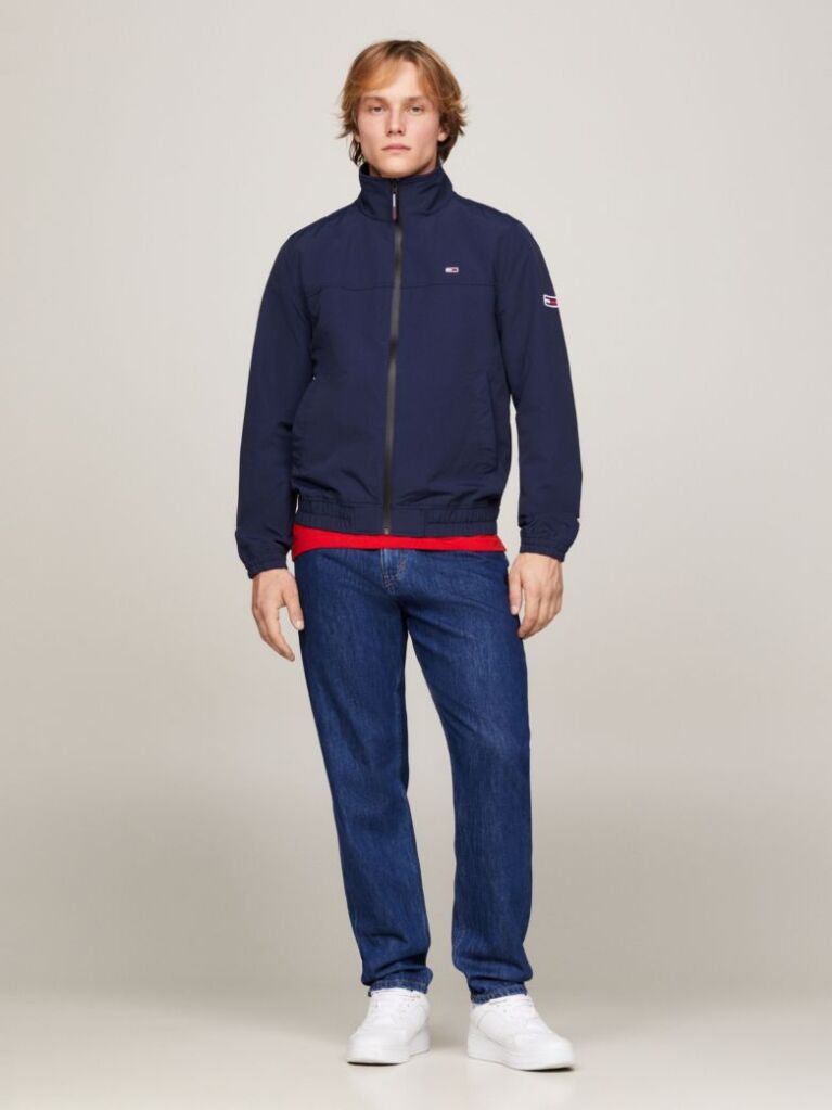 Blue Essential Bomber Jacket  Men