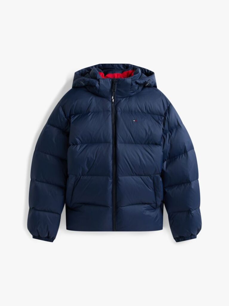Blue Water Repellent Down Jacket  Men