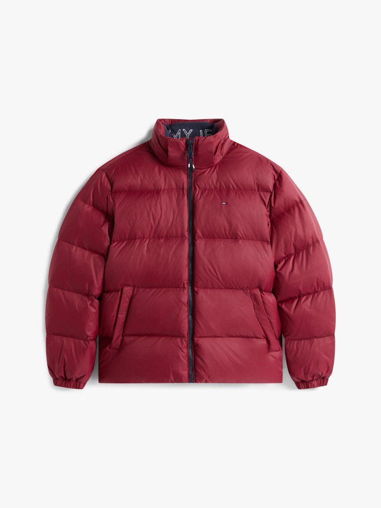 Red Water Repellent Down Jacket  Men