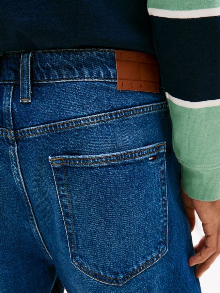 Blue Isaac Relaxed Tapered Jeans  Men