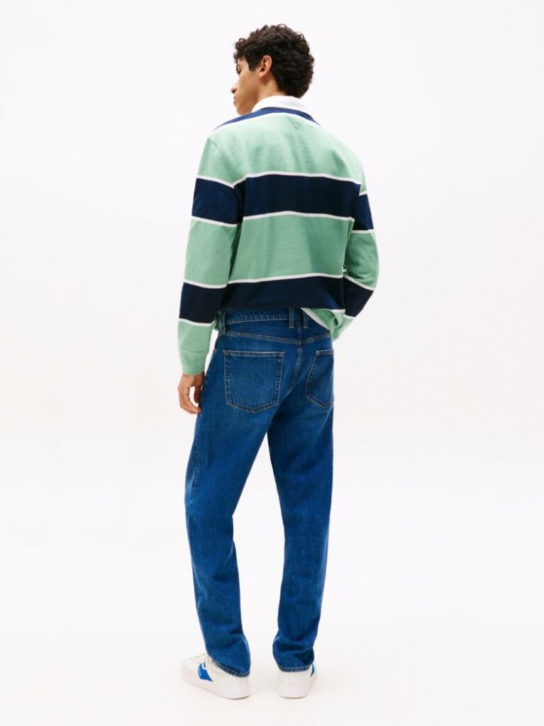 Blue Isaac Relaxed Tapered Jeans  Men