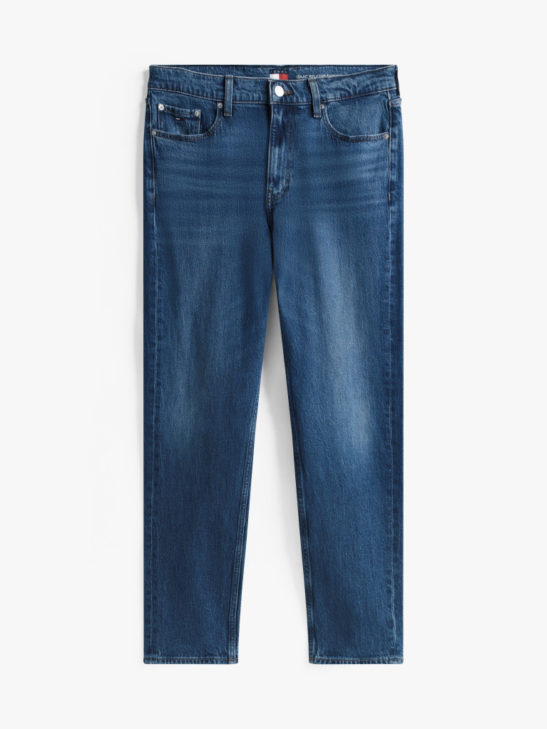 Blue Isaac Relaxed Tapered Jeans  Men
