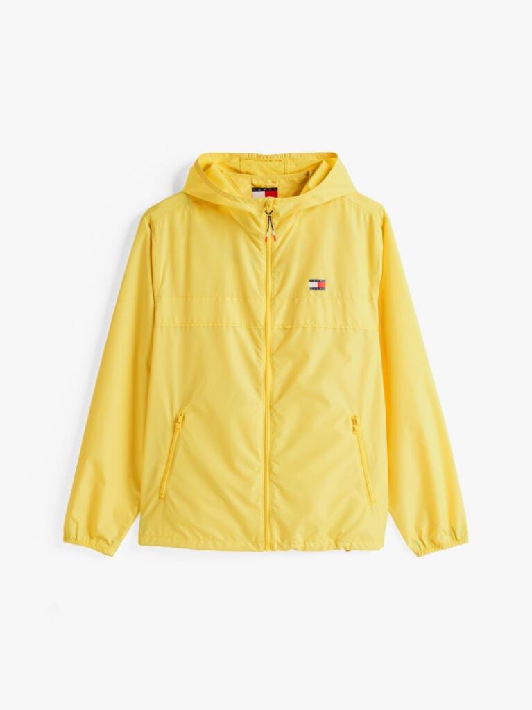 Yellow Chicago Zip-Thru Lightweight Windbreaker  Men