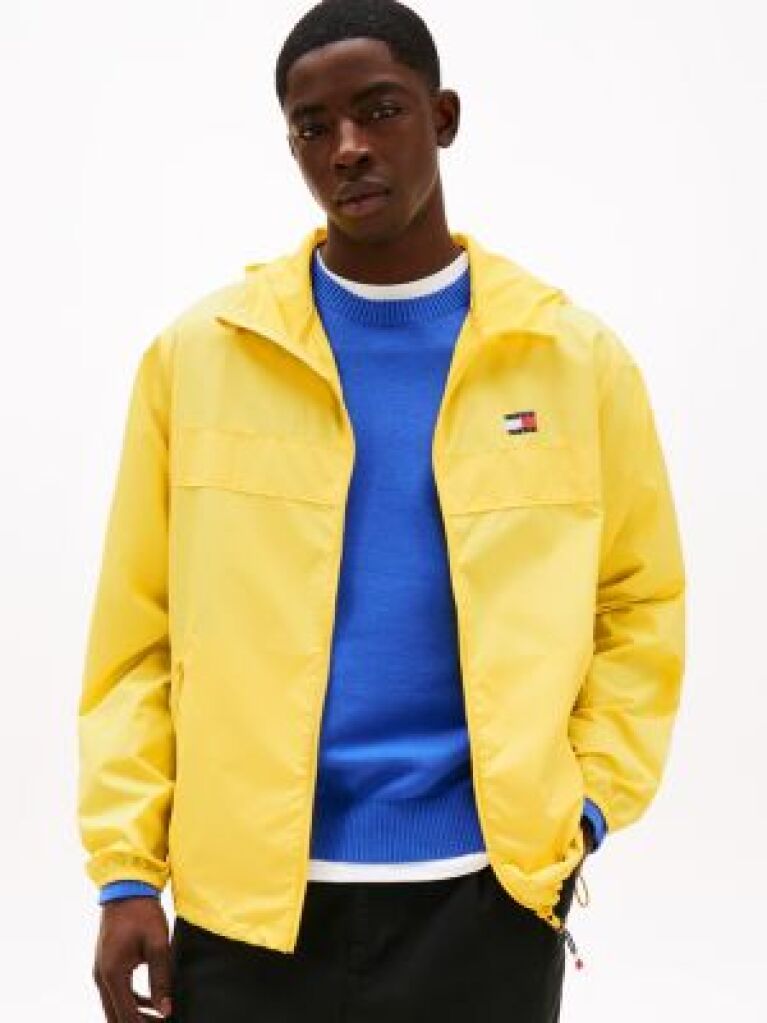 Yellow Chicago Zip-Thru Lightweight Windbreaker  Men