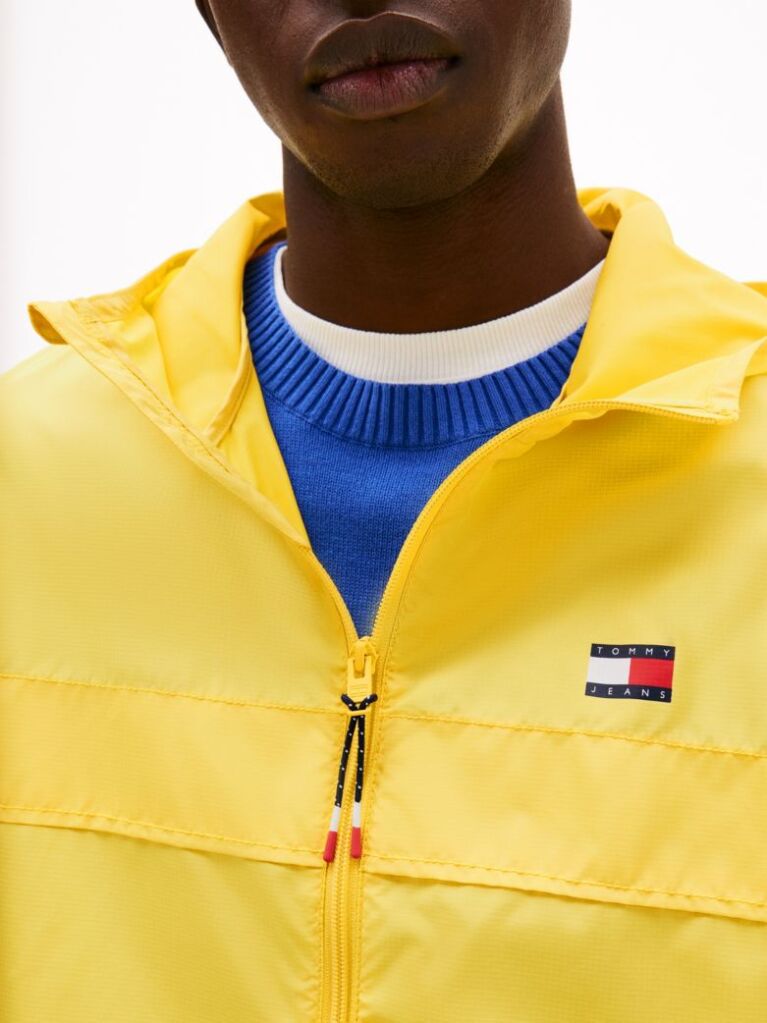 Yellow Chicago Zip-Thru Lightweight Windbreaker  Men