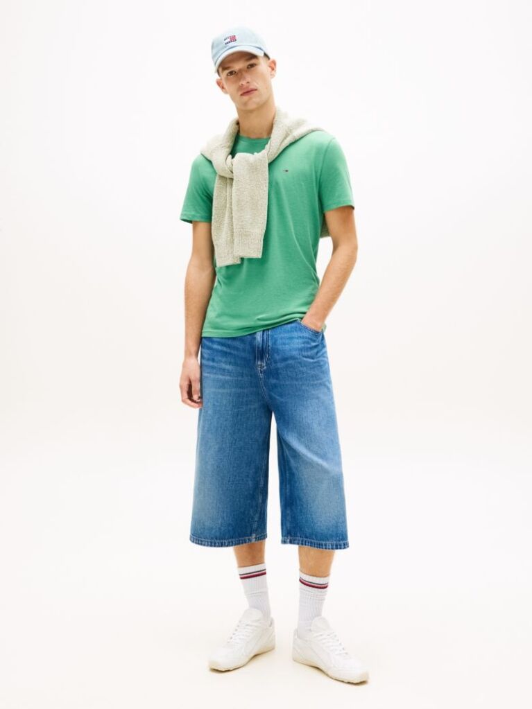 Πράσινο Heathered T-Shirt Σε Extra Slim Γραμμή  Άνδρες