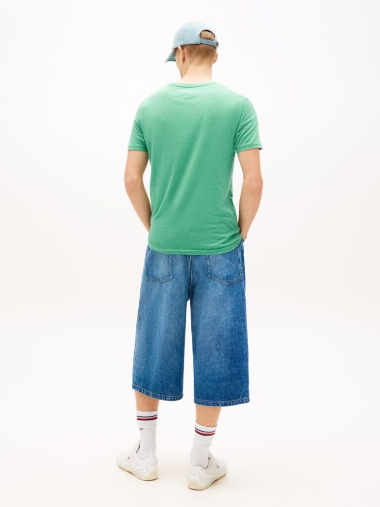 Πράσινο Heathered T-Shirt Σε Extra Slim Γραμμή  Άνδρες