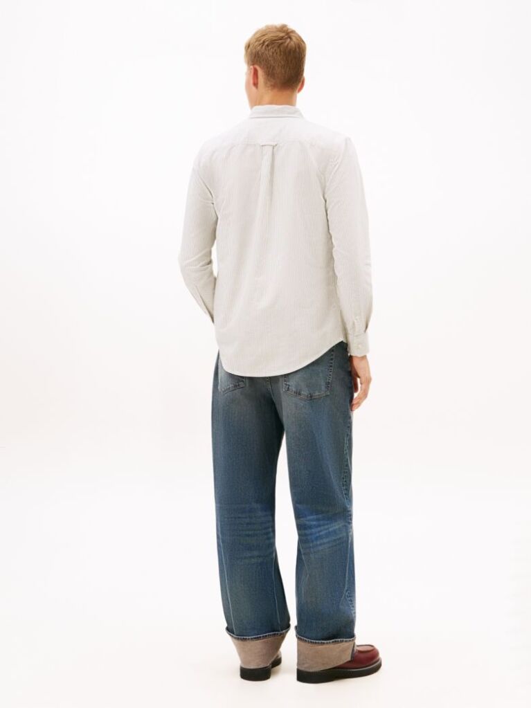 Multi Slim Stripe Oxford Shirt  Men