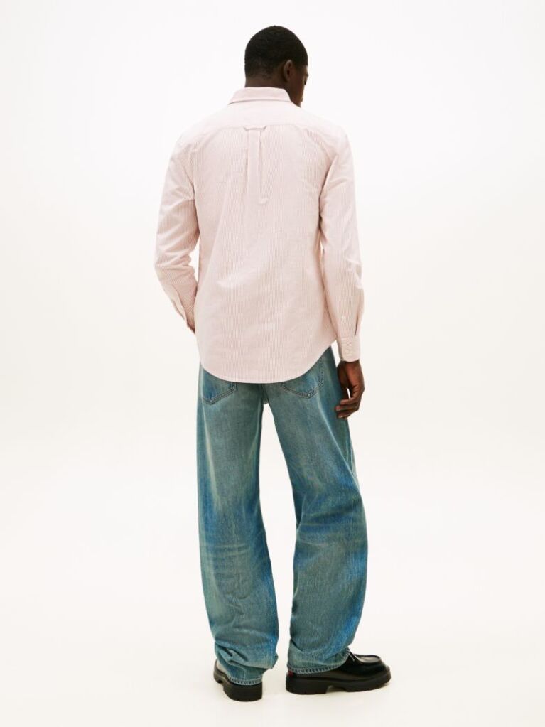 Multi Slim Stripe Oxford Shirt  Men
