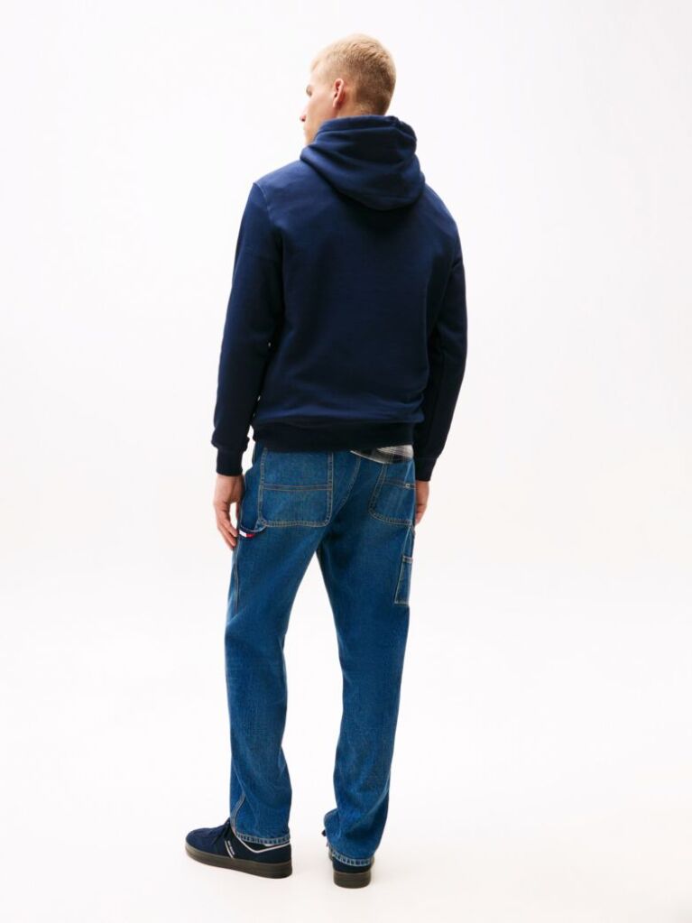 Μπλε Hoody Με Λογότυπο  Άνδρες