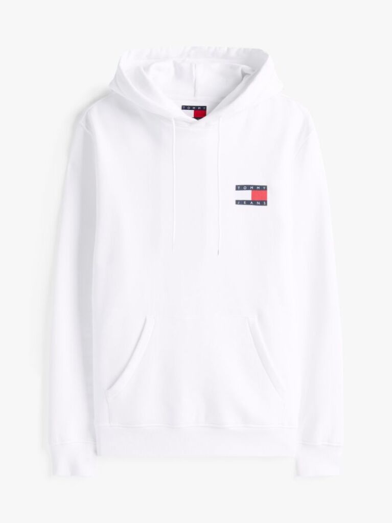 Άσπρο Hoody Με Λογότυπο  Άνδρες