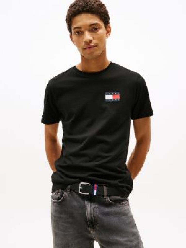 Black Logo Slim T-Shirt  Men