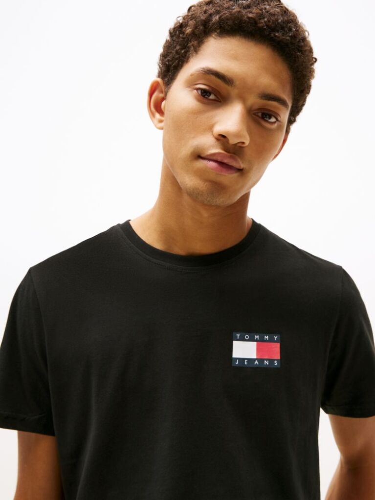 Black Logo Slim T-Shirt  Men