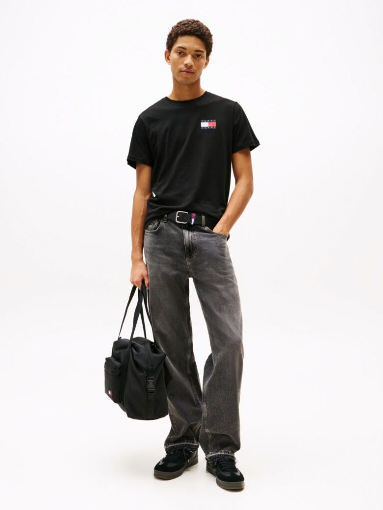 Black Logo Slim T-Shirt  Men
